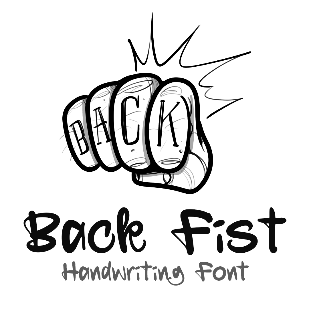 Cover image for Back Fist font