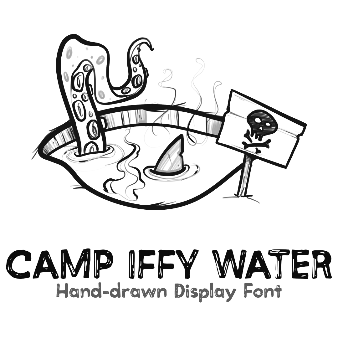 Cover image for Camp Iffy Water font