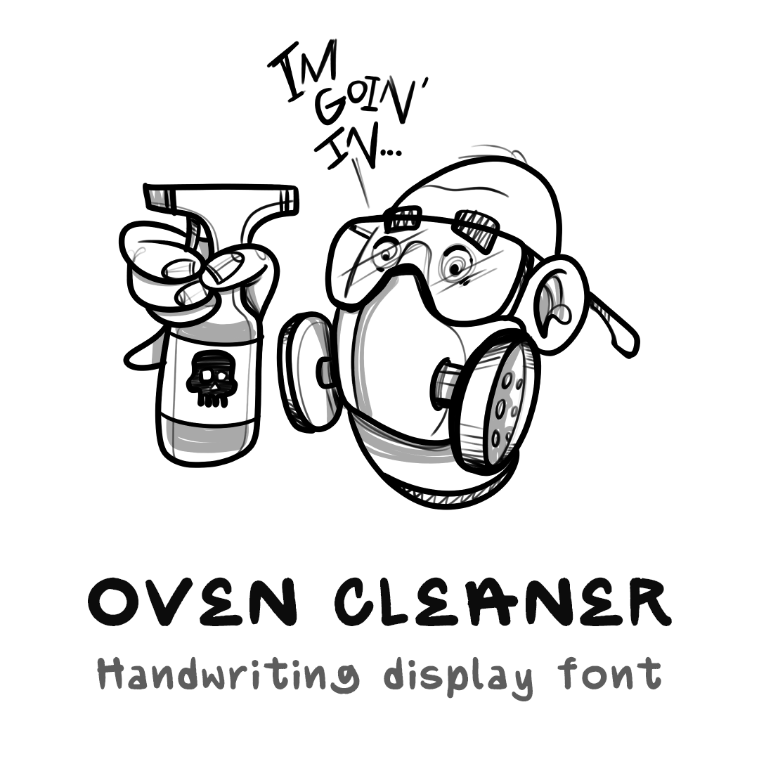 Cover image for Oven Cleaner font