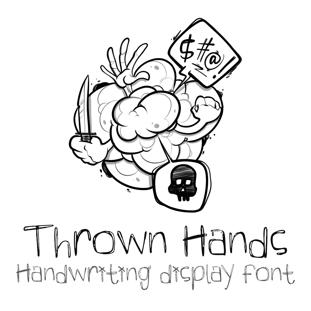 Cover image for Thrown Hands font